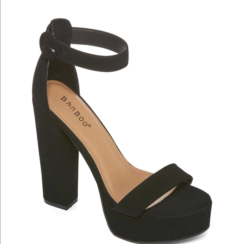 Silver platforms worn 1x
